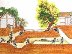 神奇抗战地道战